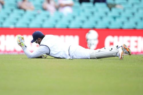 Rishabh Pant pulled off a couple of stunning catches in England's first innings