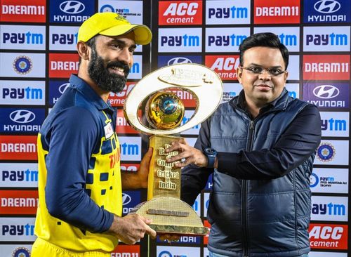 Dinesh Karthik led Tamil Nadu to their second SMAT triumph on Sunday (January 31)