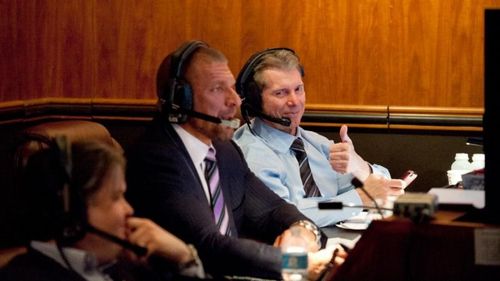 Triple H and Vince McMahon