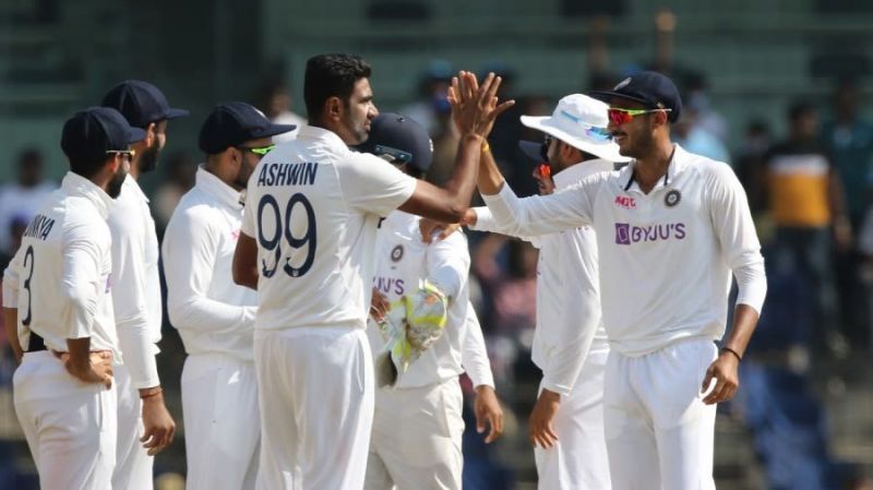 Indian spinners Ashwin and Axar are running through the England batting lineup