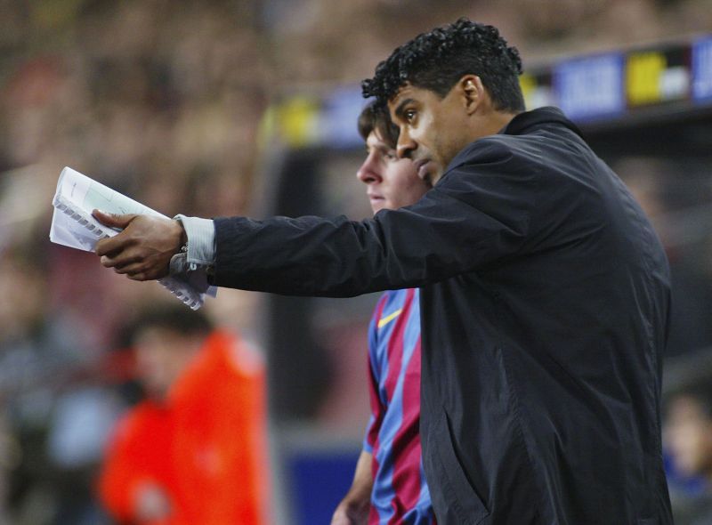 Frank Rijkaard was the coach who gave Lionel Messi his debut