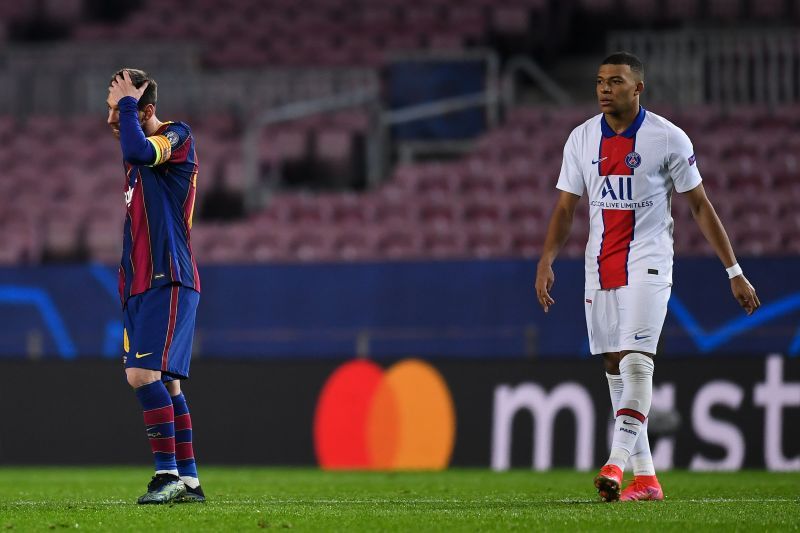 Lionel Messi and Kylian Mbappe