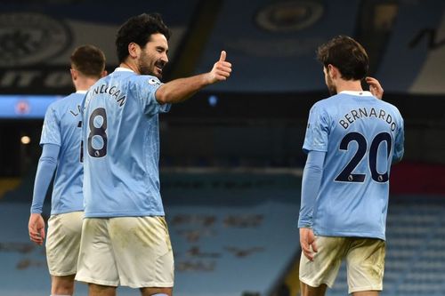 Manchester City thumped Tottenham 3-0