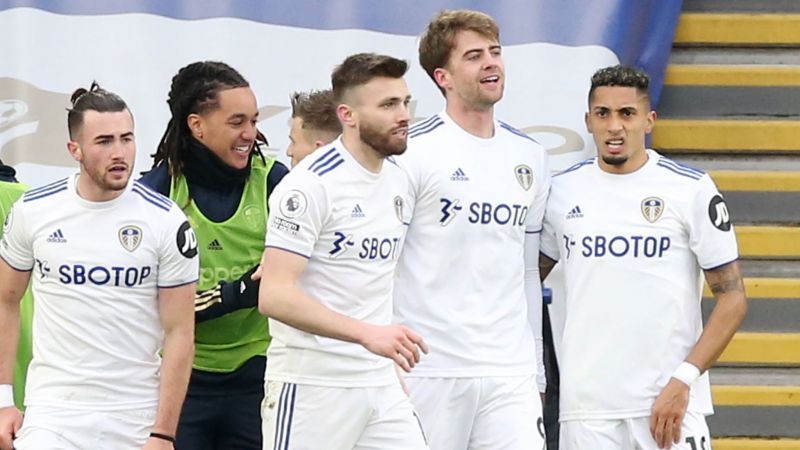 Bamford(second from Right) scored a stunning goal against Leicester.