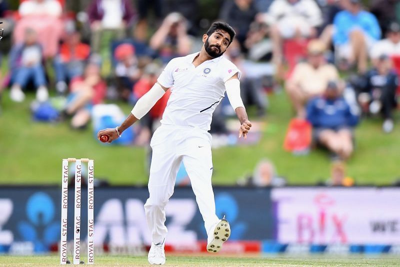 Jasprit Bumrah in action