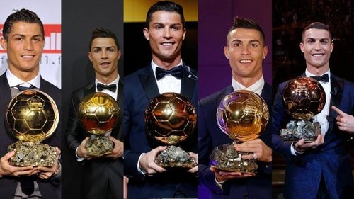 Which is Ronaldo's best of all five Ballon d'Ors?