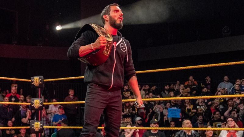 Johnny Gargano with the North American Championship