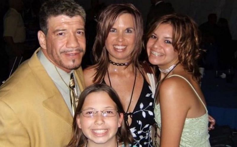 The Guerrero Family - Eddie Guerrero, Vickie Guerrero, and their children.