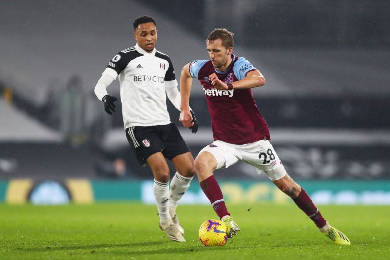 Tomas Soucek in action for West Ham