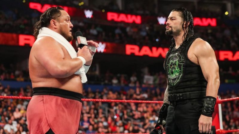 Samoa Joe and Roman Reigns