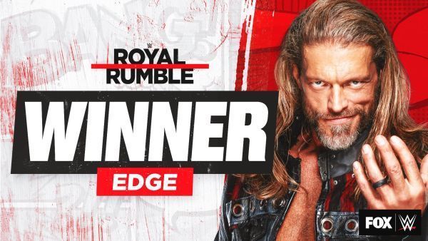 Edge won the 2021 WWE Men's Royal Rumble match