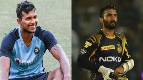 T Natarajan and Dinesh Karthik