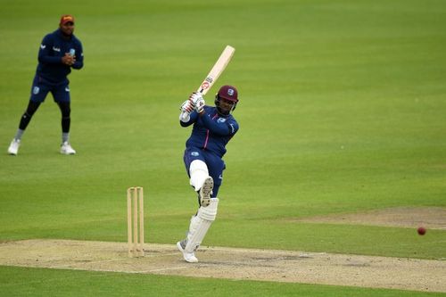 Kyle Mayers scored an unbeaten double hundred in his debut Test