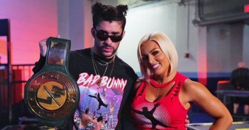 Bad Bunny spoke to Mandy Rose backstage on this week's WWE RAW