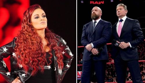 Maria Kanellis, Triple H, and Vince McMahon