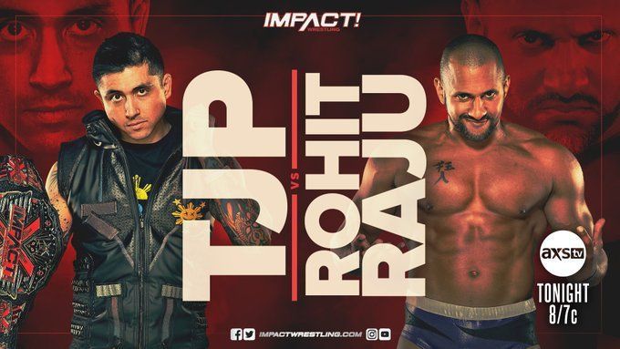 What card did Rohit Raju have up his sleeve in this non-title match?