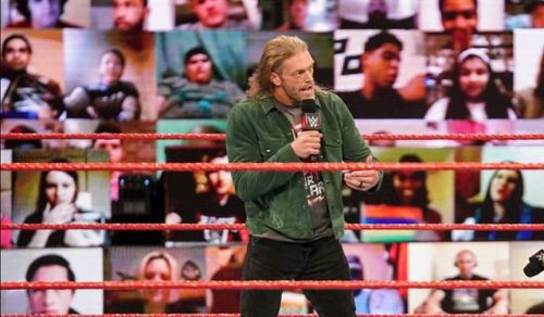 Edge on RAW after Royal Rumble