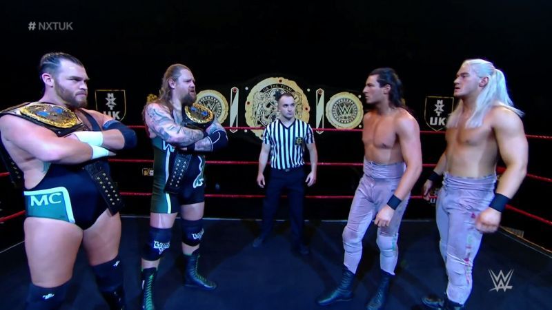 The NXT UK Tag Team Championships were on the line