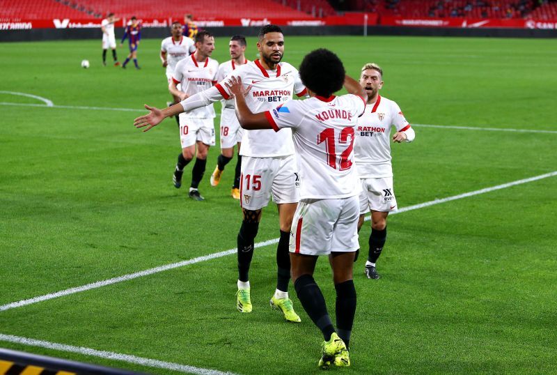 Sevilla dominated Barcelona.