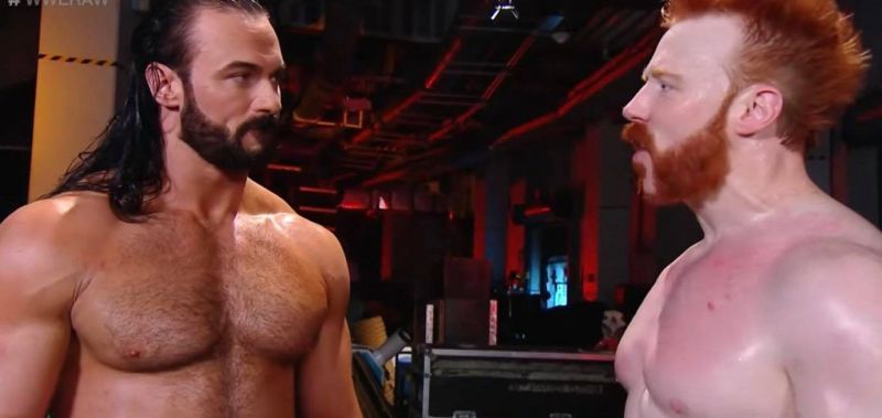 Sheamus and Drew McIntyre on WWE RAW