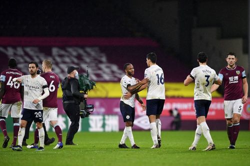 Burnley lost to Manchester City on Wednesday