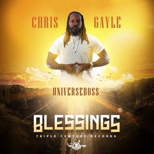 Launch poster of Chris Gayle's "Blessings" (PC: Twitter)