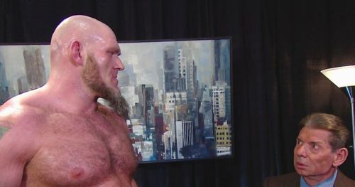 Lars Sullivan and Vince McMahon