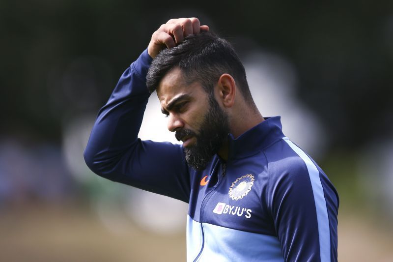 Virat Kohli during a training session for the Indian National Cricket Team