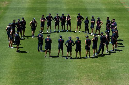 Team England in a training session