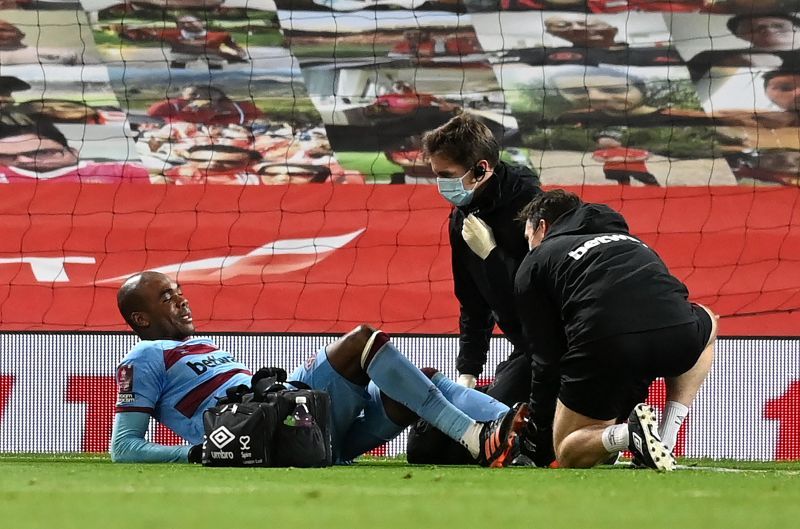 West Ham will be hoping Ogbonna's injury is not a serious one