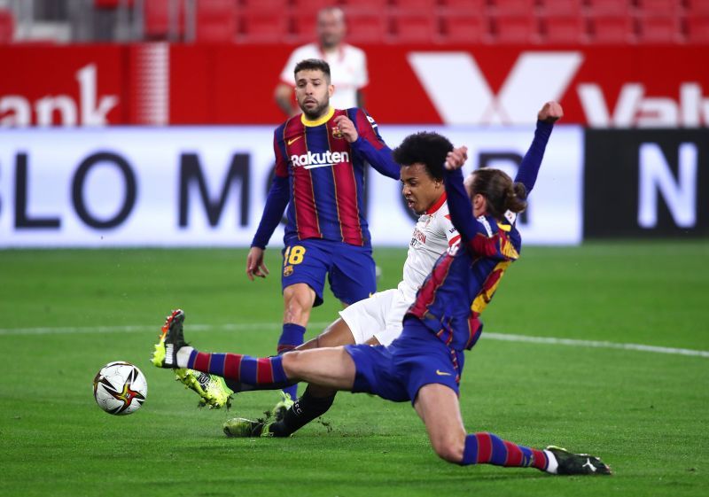 Sevilla defeated Barcelona in the Copa del Rey.