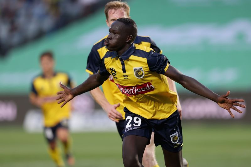 Alou Kuol is making headlines at Central Coast Mariners.