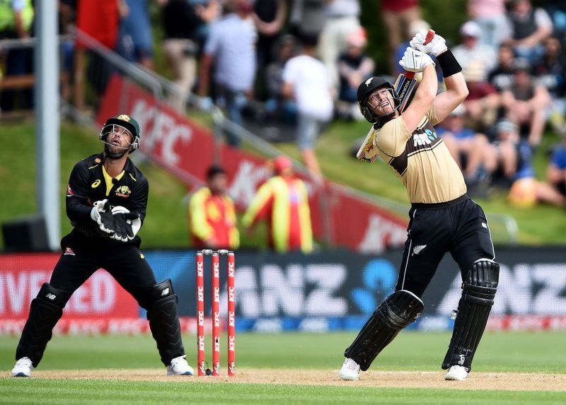 New Zealand opener Martin Guptill smashed a whirlwind 97 in the 2nd T20I against Australia