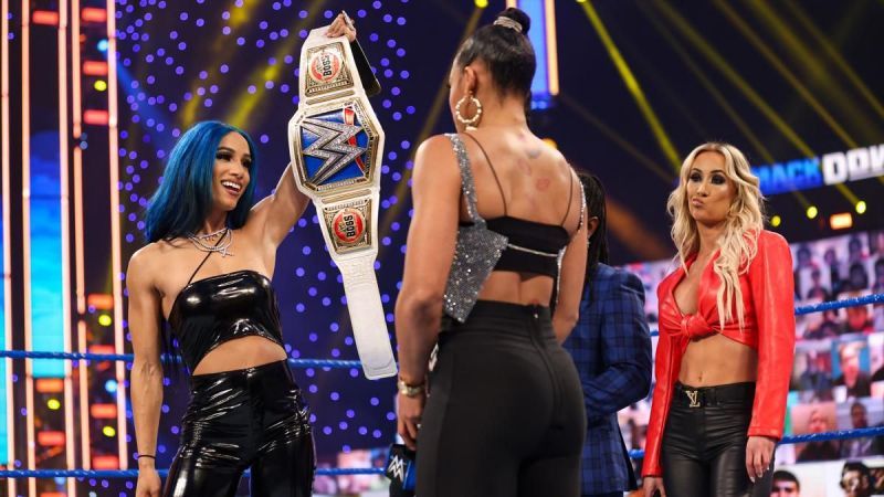 Sasha Banks and Bianca Belair in WWE