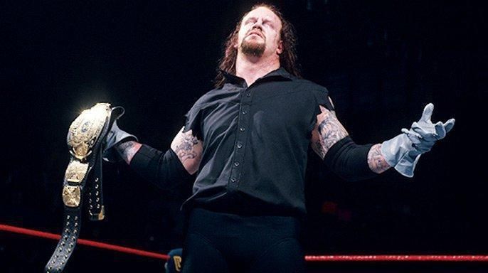 The Undertaker after defeating Sycho Sid