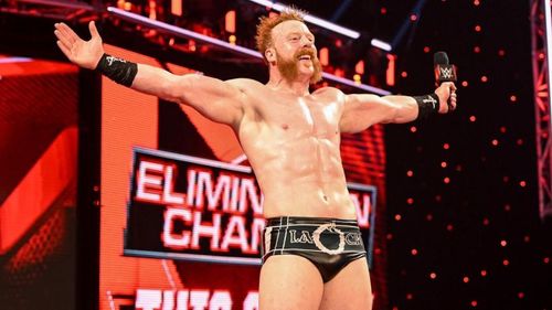 Sheamus on RAW after winning the Gauntlet Match