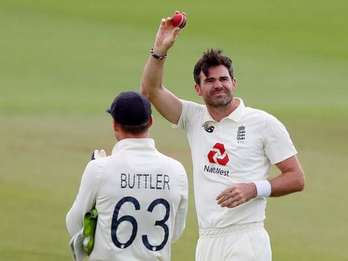 James Anderson picked 5 wickets in the first Test