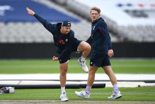 Jack Leach and Dom Bess