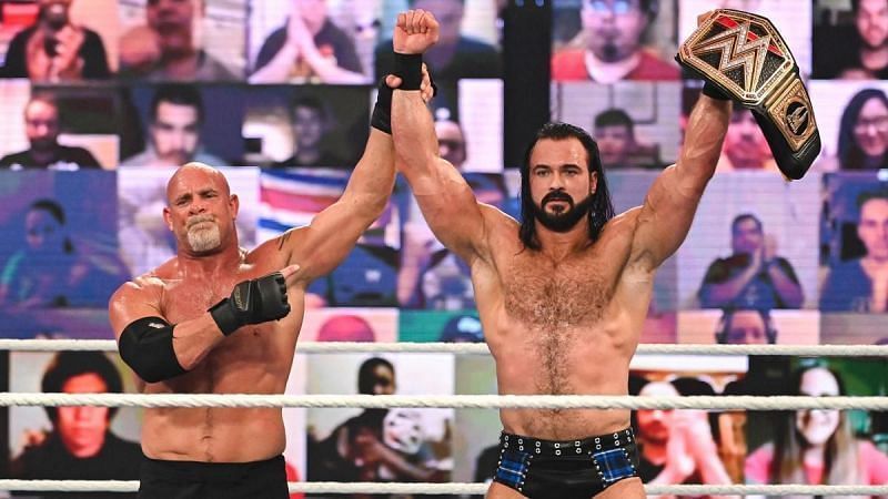 ड्रू मैकइंटायर Royal Rumble 2021 पीपीवी में गोल्डबर्ग को हराने में कामयाब रहे थे