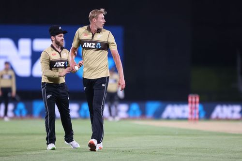 RCB's Kyle Jamieson was among 13 IPL stars in action during the first T20I between New Zealand and Australia.