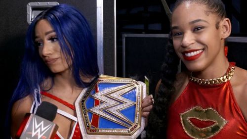 Sasha Banks and Bianca Belair