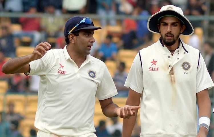 Ravichandran Ashwin and Ishant Sharma