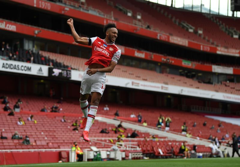 Pierre-Emerick Aubameyang was back to his best for Arsenal against Leeds United.