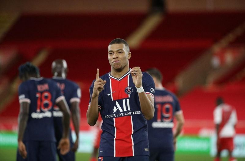 Kylian Mbappe was below his best for Paris Saint-Germain against Monaco