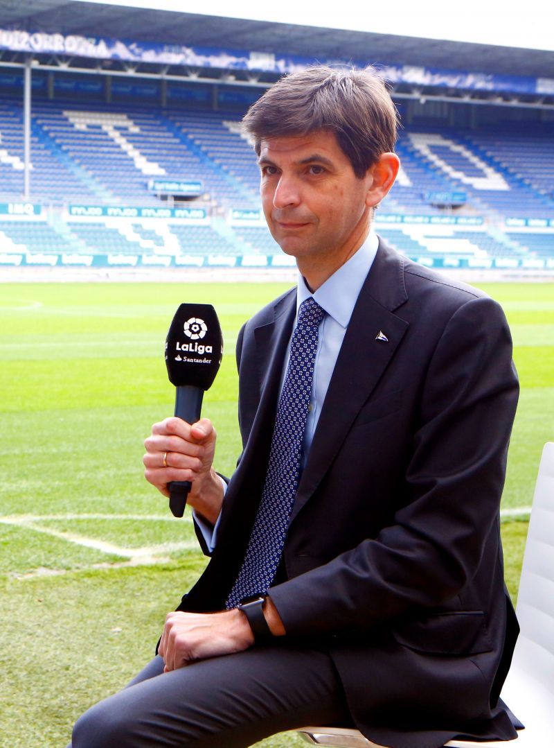 Alaves president Alfonso Fernandez de Troconiz