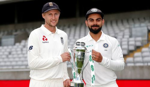 Joe Root( L)'s men would look for an upset.