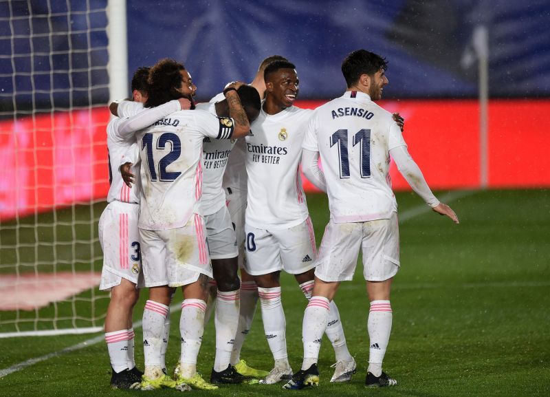 Real Madrid beat Getafe 2-0 on Tuesday in a La Liga clash.