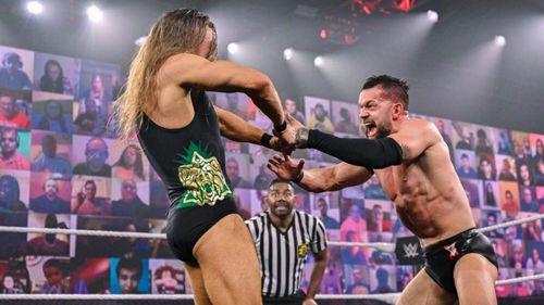 Pete Dunne really hated Finn Balor's fingers at NXT TakeOver Vengeance Day 2021.