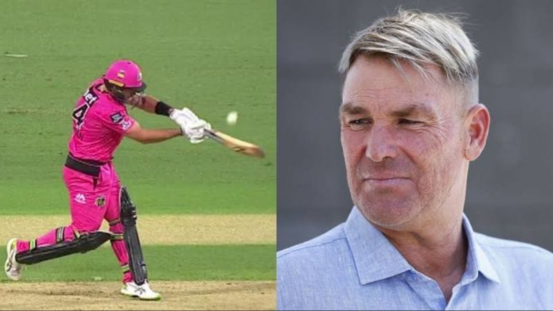 Shane Warne was unhappy after the umpires did not call a no-ball in the BBL final