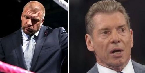 Triple H and Vince McMahon